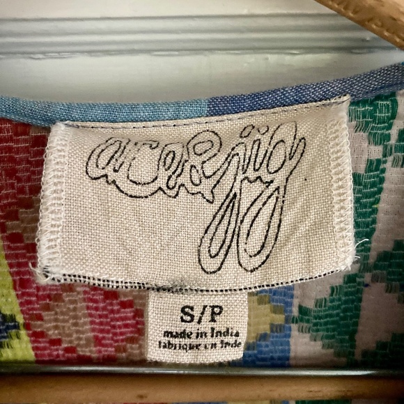 Ace & Jig Genevieve Cardigan Hope/Marine Check - Picture 4 of 7